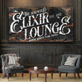 The Haunted Elixir Lounge Halloween Sign III by Tailored Canvases