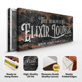 The Haunted Elixir Lounge Halloween Sign III by Tailored Canvases
