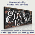 The Haunted Elixir Lounge Halloween Sign III by Tailored Canvases