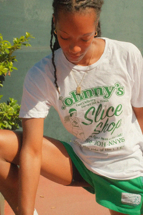 The Johnny's Slice Shop Tee by Ace The Moon
