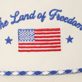 The Land of Freedom Flag Embroidered Trucker Hat by Boutique 23