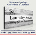 The Laundry Room Sign by Tailored Canvases