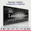 The Laundry Room Sign II by Tailored Canvases