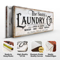 The Laundry Room Sign IX by Tailored Canvases