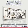The Laundry Room Sign VIII by Tailored Canvases