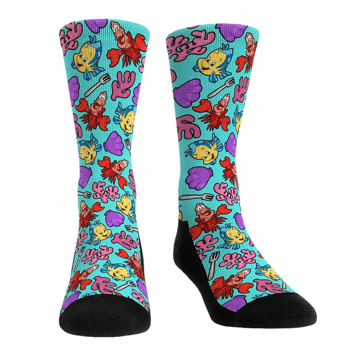 The Little Mermaid - Characters All-Over by Rock 'Em Socks