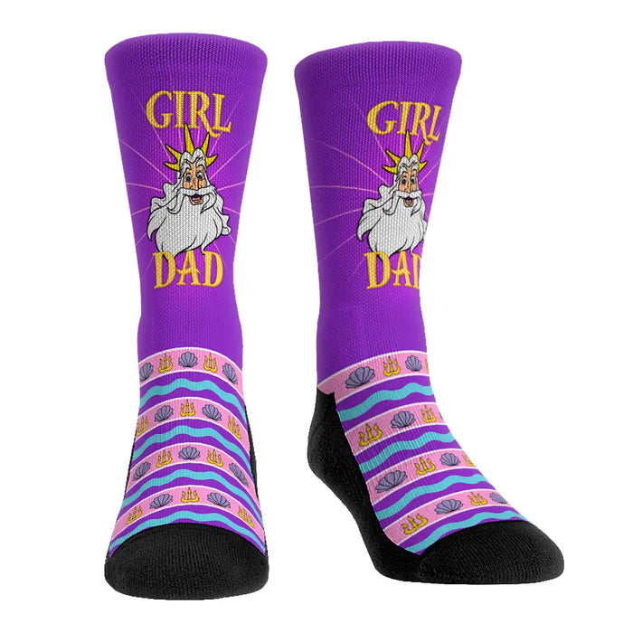 The Little Mermaid - Girl Dad by Rock 'Em Socks
