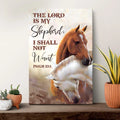 The Lord Is My Shepherd I Shall Not Want Psalm 23:1 Faith Sign IV by Tailored Canvases