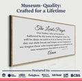 The Lord's Prayer Faith Sign by Tailored Canvases