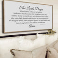 The Lord's Prayer Faith Sign by Tailored Canvases
