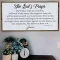 The Lord's Prayer Faith Sign II by Tailored Canvases