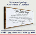 The Lord's Prayer Faith Sign II by Tailored Canvases