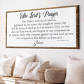 The Lord's Prayer Faith Sign II by Tailored Canvases