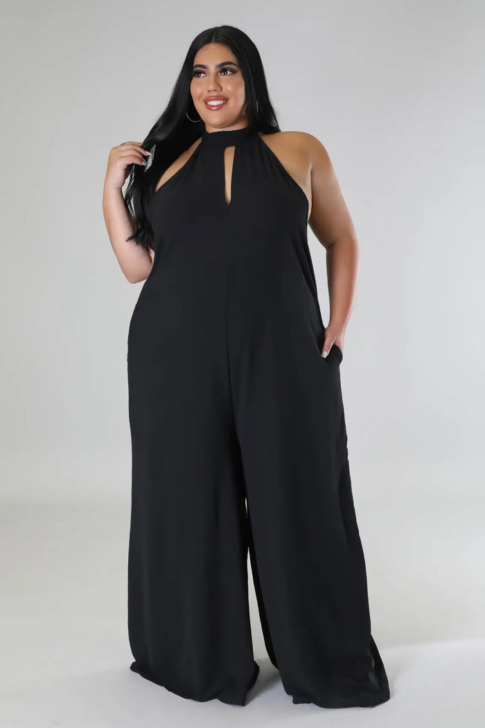The Maci Babe Jumpsuit - Plus Size by Fasheabe