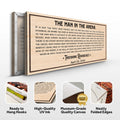 The Man In The Arena Sign IV by Tailored Canvases