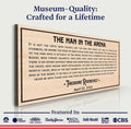 The Man In The Arena Sign IV by Tailored Canvases