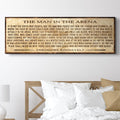 The Man In The Arena Sign V by Tailored Canvases