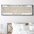 The Man In The Arena Sign VI by Tailored Canvases