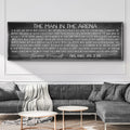 The Man In The Arena Sign VII by Tailored Canvases