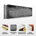 The Man In The Arena Sign VII by Tailored Canvases