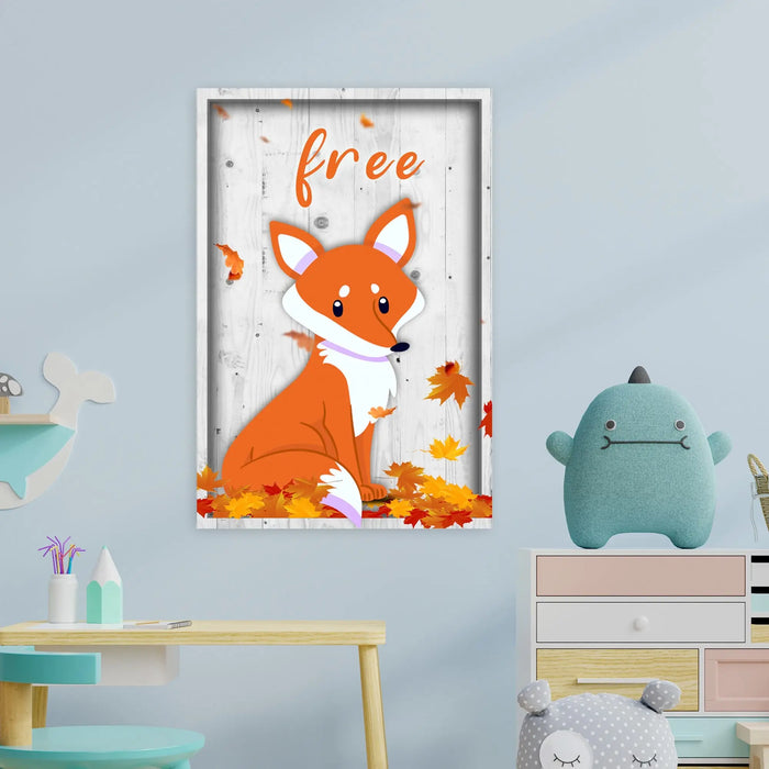 The Most Adorable Free Fox Sign by Tailored Canvases