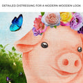 The Most Adorable Pig Canvas Wall Art by Tailored Canvases