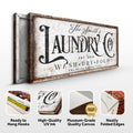 The Never Ending Cycle Laundry Sign by Tailored Canvases
