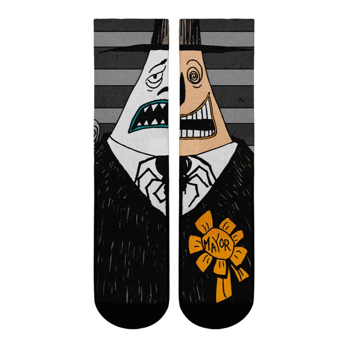 The Nightmare Before Christmas - Mayor Split Face by Rock 'Em Socks