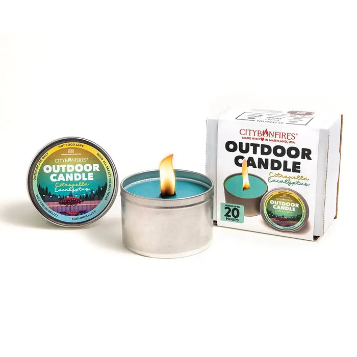 The Outdoor Candle - Citronella and Eucalyptus by City Bonfires