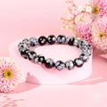 The Pattern Breaker – Snowflake Obsidian Bracelet by Conscious Items