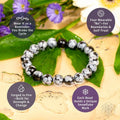 The Pattern Breaker – Snowflake Obsidian Bracelet by Conscious Items