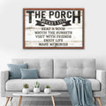 The Porch Bucket Sign by Tailored Canvases