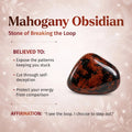 The Self-Sabotage Breaker - Mahogany Obsidian Bracelet by Conscious Items