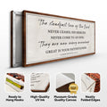The Steadfast Love Of The Lord Lamentations 3:22-23 Faith Sign by Tailored Canvases