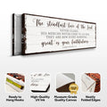 The Steadfast Love Of The Lord Lamentations 3:22-23 Faith Sign II by Tailored Canvases