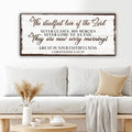 The Steadfast Love Of The Lord Lamentations 3:22-23 Faith Sign III by Tailored Canvases