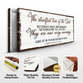 The Steadfast Love Of The Lord Lamentations 3:22-23 Faith Sign III by Tailored Canvases