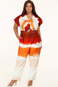 The Sunset Jumpsuit - Plus Size by Fasheabe
