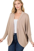 The Tracey Open Front Cardigan - Plus Size by Fasheabe