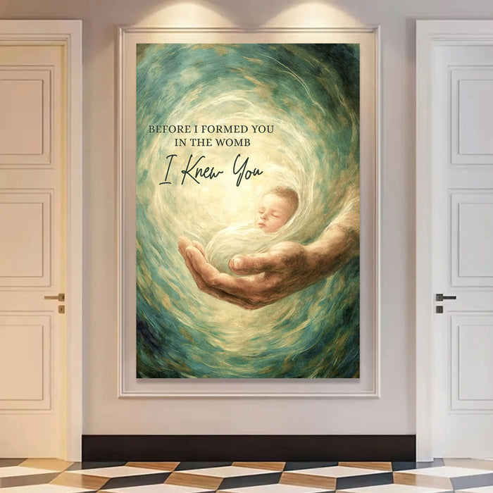 The Unborn Faith Wall Sign by Tailored Canvases