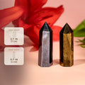 The Upper Hand – Gold & Silver Sheen Obsidian Points by Conscious Items