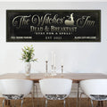 The Witches Inn Sign by Tailored Canvases