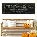 The Witches Inn Sign by Tailored Canvases