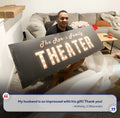 Theater Sign by Tailored Canvases