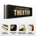 Theater Sign by Tailored Canvases