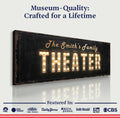 Theater Sign by Tailored Canvases