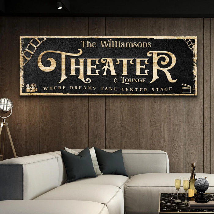 Theater Sign VI by Tailored Canvases