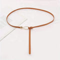 Thin Leather Belt Female Bow Leisure Belts by DailySale