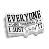 Thinking It Hard Hat Decal