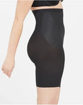 Thinstincts 2.0 High-Waisted Mid-Thigh Short - Very Black by Boutique 23